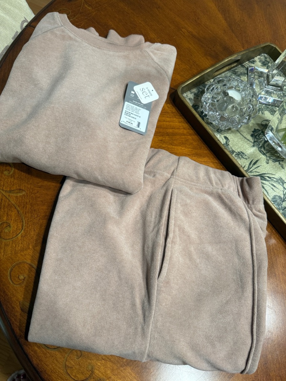 Softies Vintage Velvet 2 Piece Set - Picture 3 of 7
